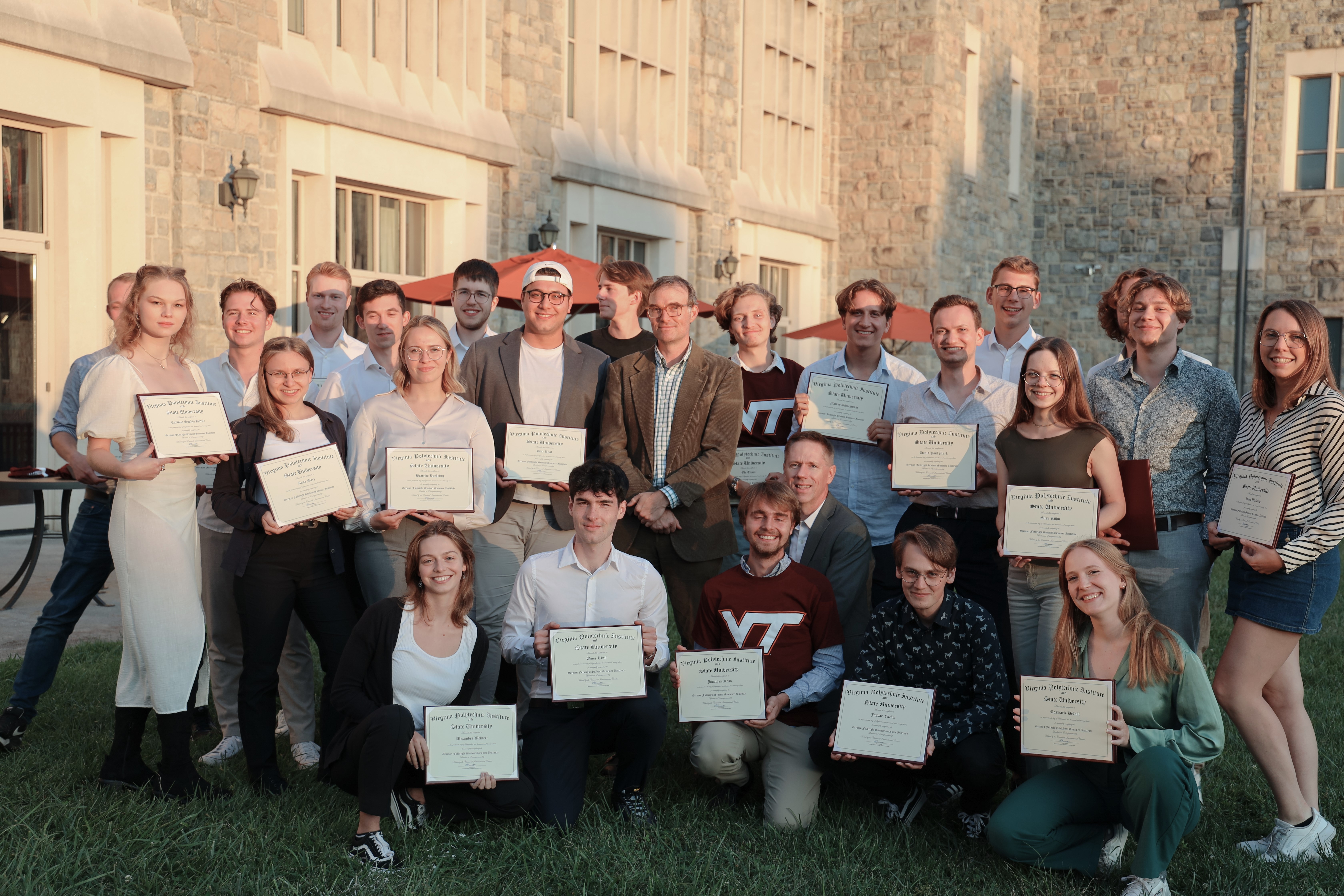 Group picture at the closing ceremony.